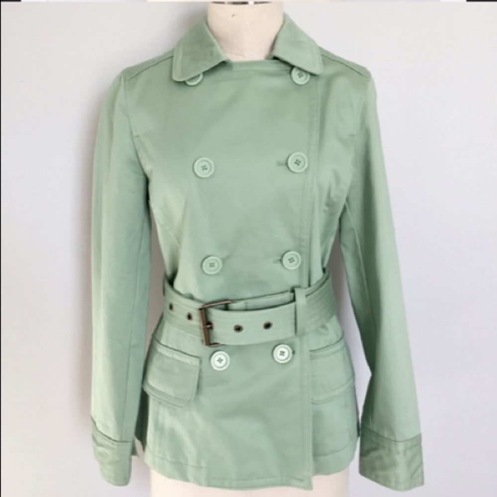 Gap canvas raincoat. Size small